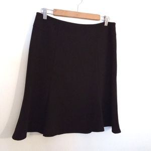 Jacob Vintage Aline Flare Chocolate Brown Skirt